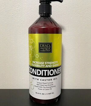 Dead Sea Collection Strengthening Conditioner Castor Oil • NEW • 30.6 oz